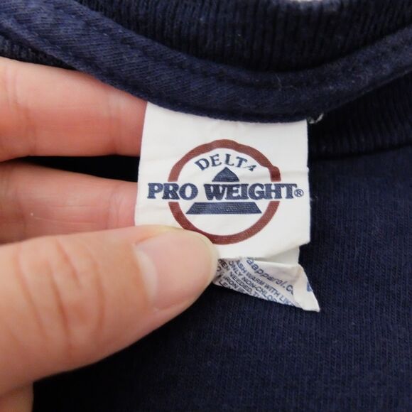 Delta Pro Weight Auburn Girls Love Aubie Blue Long Sleeve Shirt Size Large - Picture 6 of 10